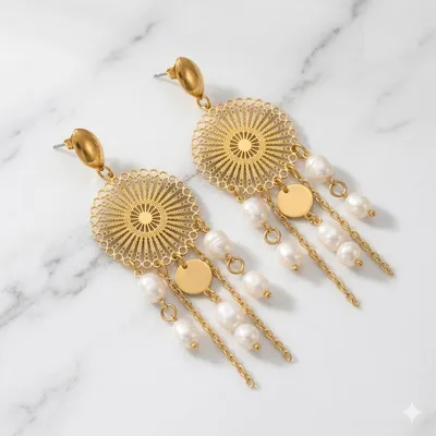 Boucles d’oreilles — Attrape-rêve