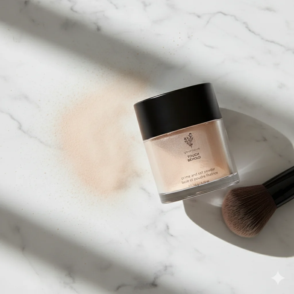 La Base et poudre fixatrice TOUCH BEHOLD
